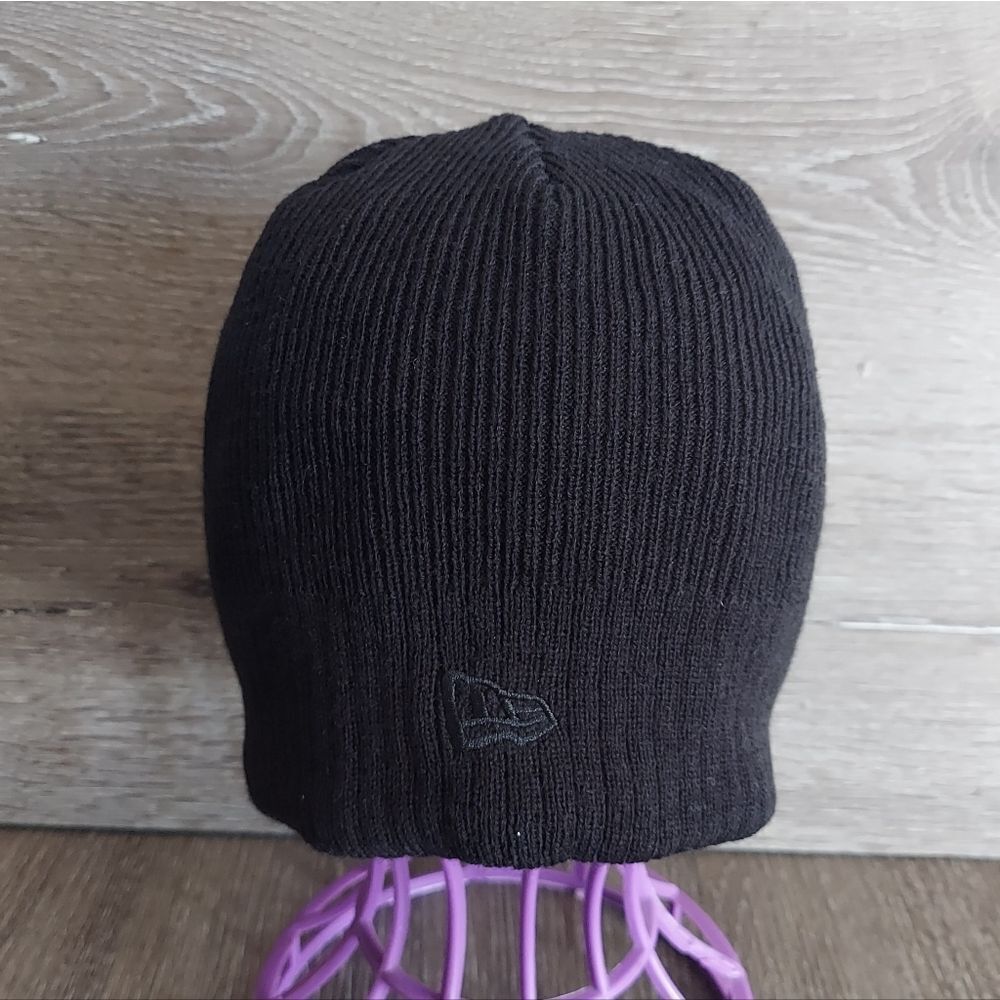 New Era Fleece Lined Black Knit Beanie